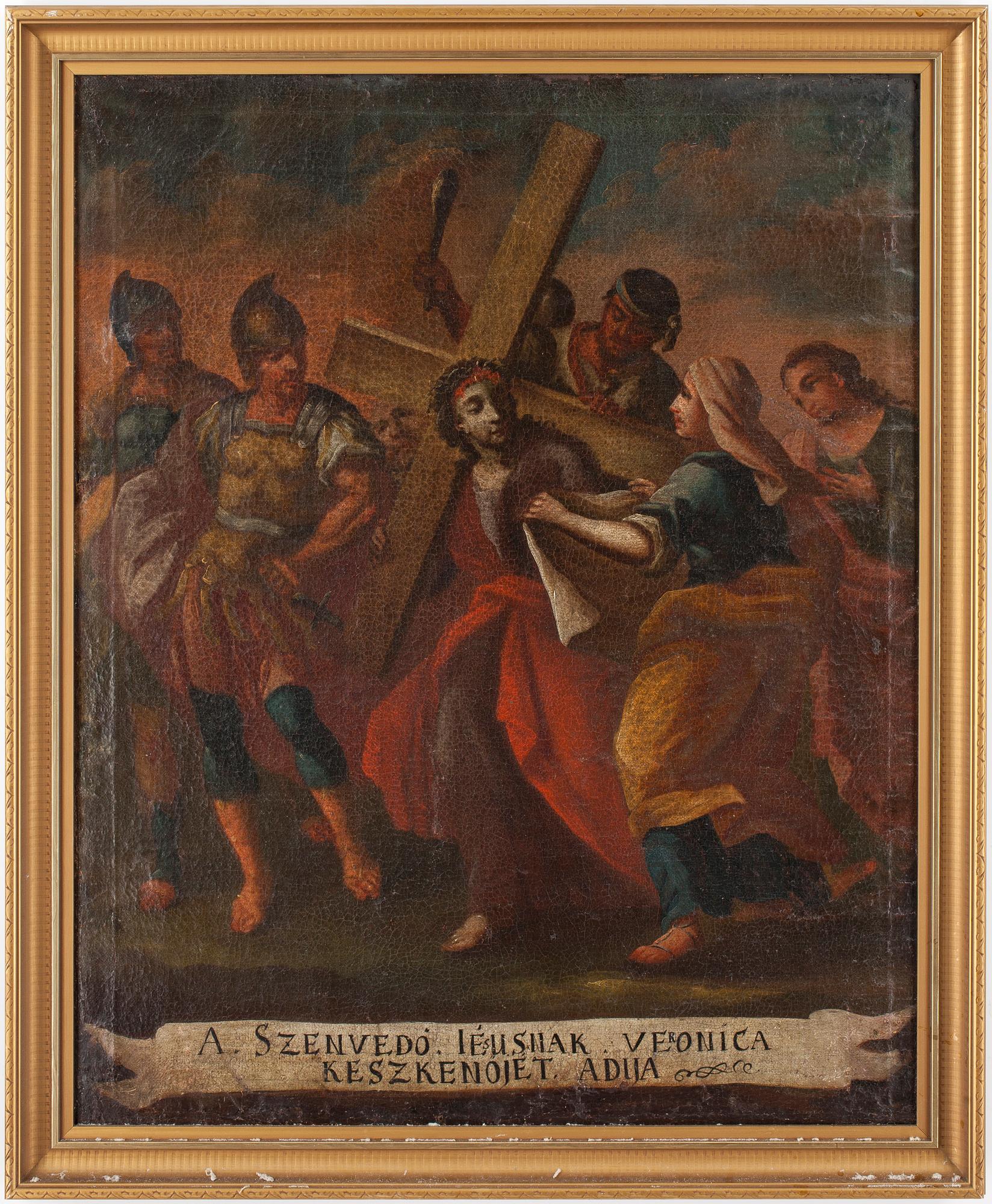 OKÄND KONSTNÄR, 2st, olja på duk, troligen Ungern, 1700-tal.