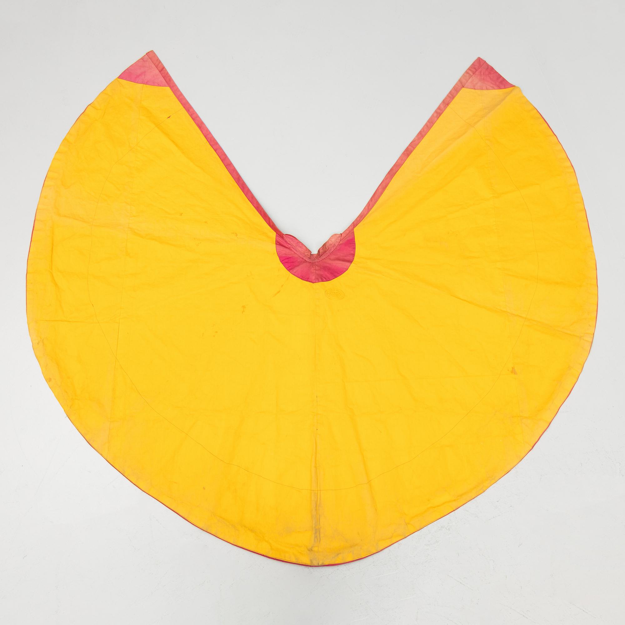 A bullfighter's cape, so called capote, Lorenzo Agudo, Barcelona, Spain, probably mid20th century.