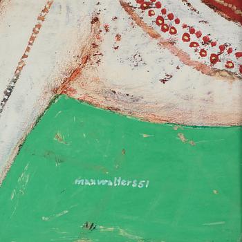 MAX WALTER SVANBERG, mixed media on paper, signed and dated -51.