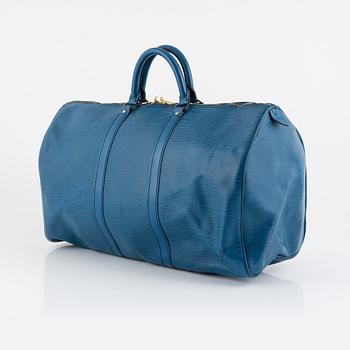 Louis Vuitton, weekend bag "Keepall Epi 50", 1990.