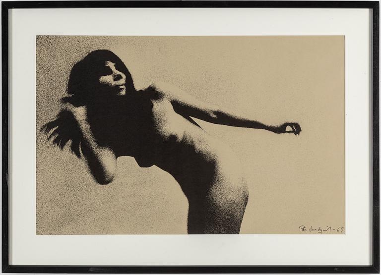PÄR LUNDQVIST, photograph signed and dated -69.