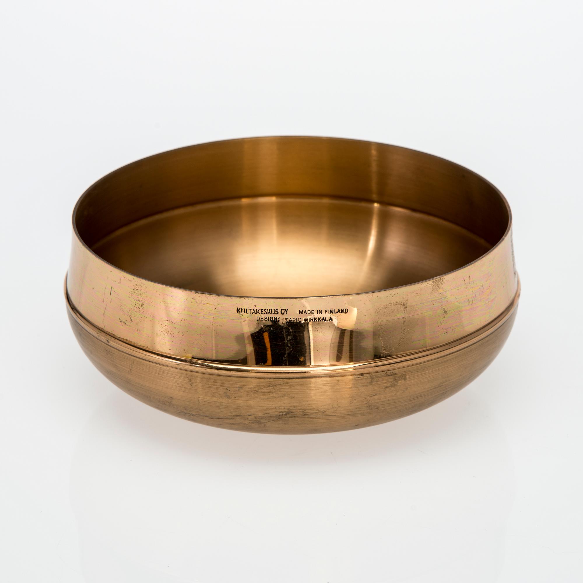 MALJA, pronssia, merkitty Design Tapio Wirkkala, Kultakeskus Oy, Made in Finland. 1970-luku.