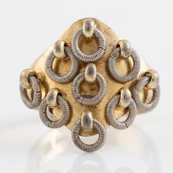Silver ring, 1902.