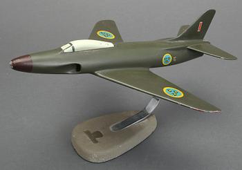 FLYGMODELL, SAAB, Saab-32, "Lansen". 1950-tal.