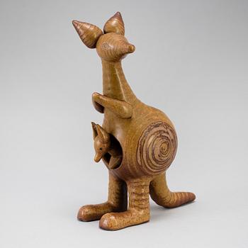 A stoneware figurine by Lisa Larson, Gustavsberg 1966-1979.