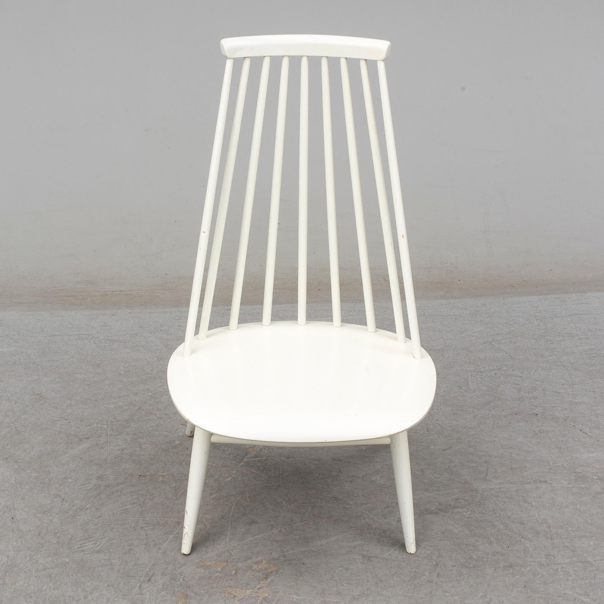 ILMARI TAPIOVAARA, a painted 'Mademoiselle' chair from Edsbyverken, 1960.