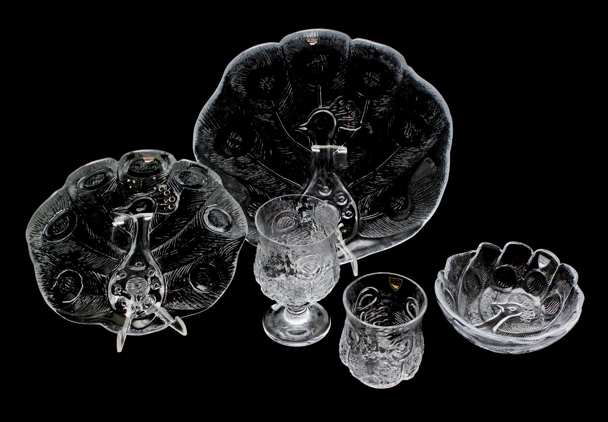 SERVIS, 40 del, glas, "Eden", Lars Hellsten, Orrefors.