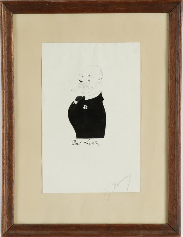 Einar Nerman, ink, signed.