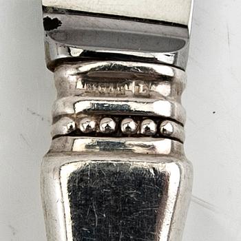 Bestick 112 dlr "Uppsala" silver MGAB 1959-1989.