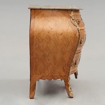 A Swedish Rococo 18th century commode by Gustaf Foltiern (master in Stockholm 1771-1804).