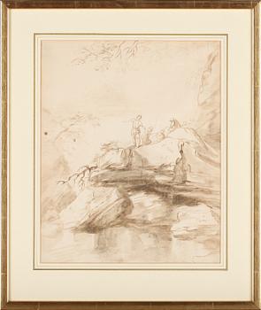 Salvator Rosa · SALVATOR ROSA, hans art, blandteknik, 1800-tal.