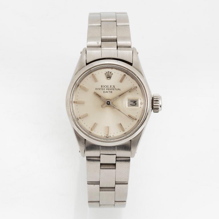 Rolex, Oyster Perpetual, Date, armbandsur, 25 mm.