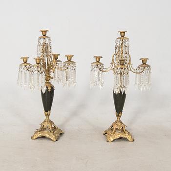 Candelabras, a pair, Neo-Rococo, circa 1900.
