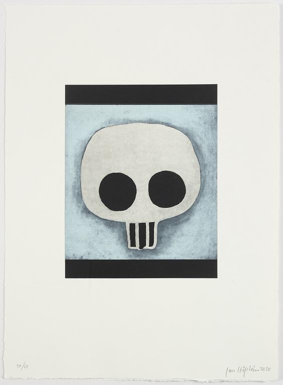 Jan Håfström, "Blue Skull".