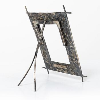 A Chinese silver frame, 20th century.