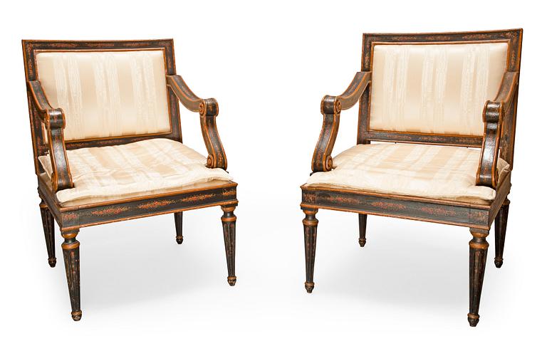 TUOLEJA 6+2, uusklassistinen tyyli, Italia, 1700-luvun loppu.