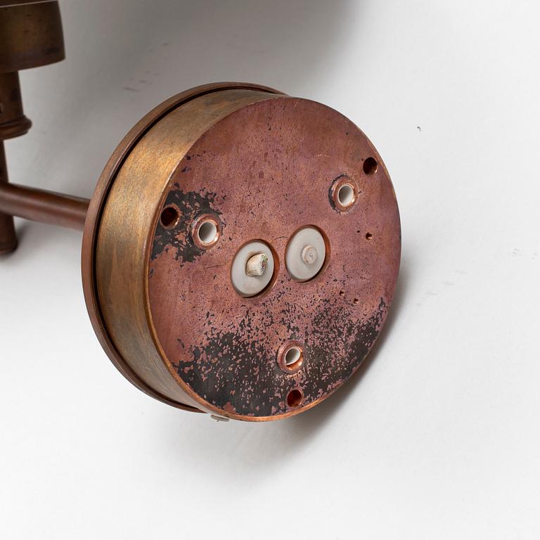 POUL HENNINGSEN, a PH copper wall light, Louis Poulsen, Denmark.