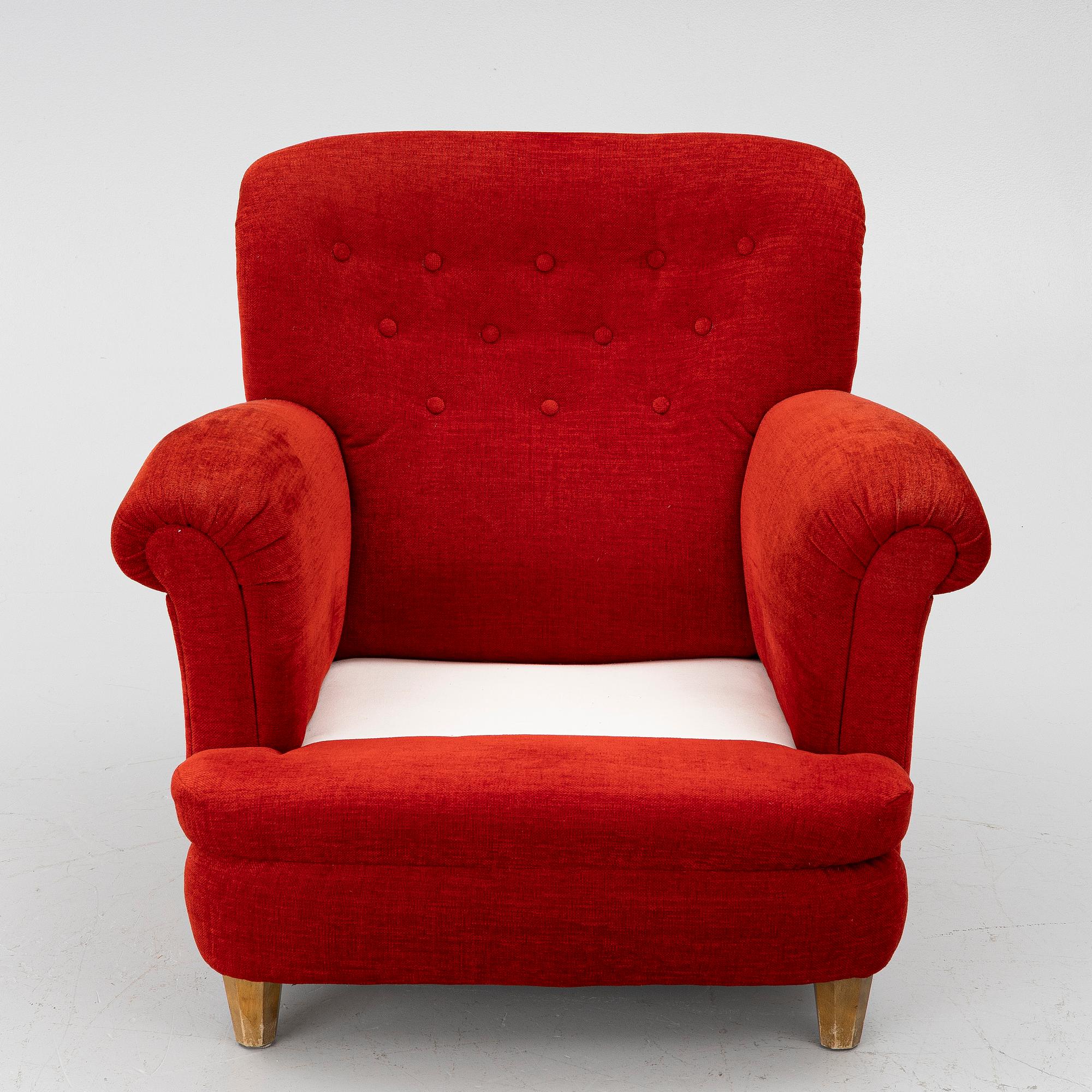 Josef Frank, armchair, model 568, Svenskt Tenn.