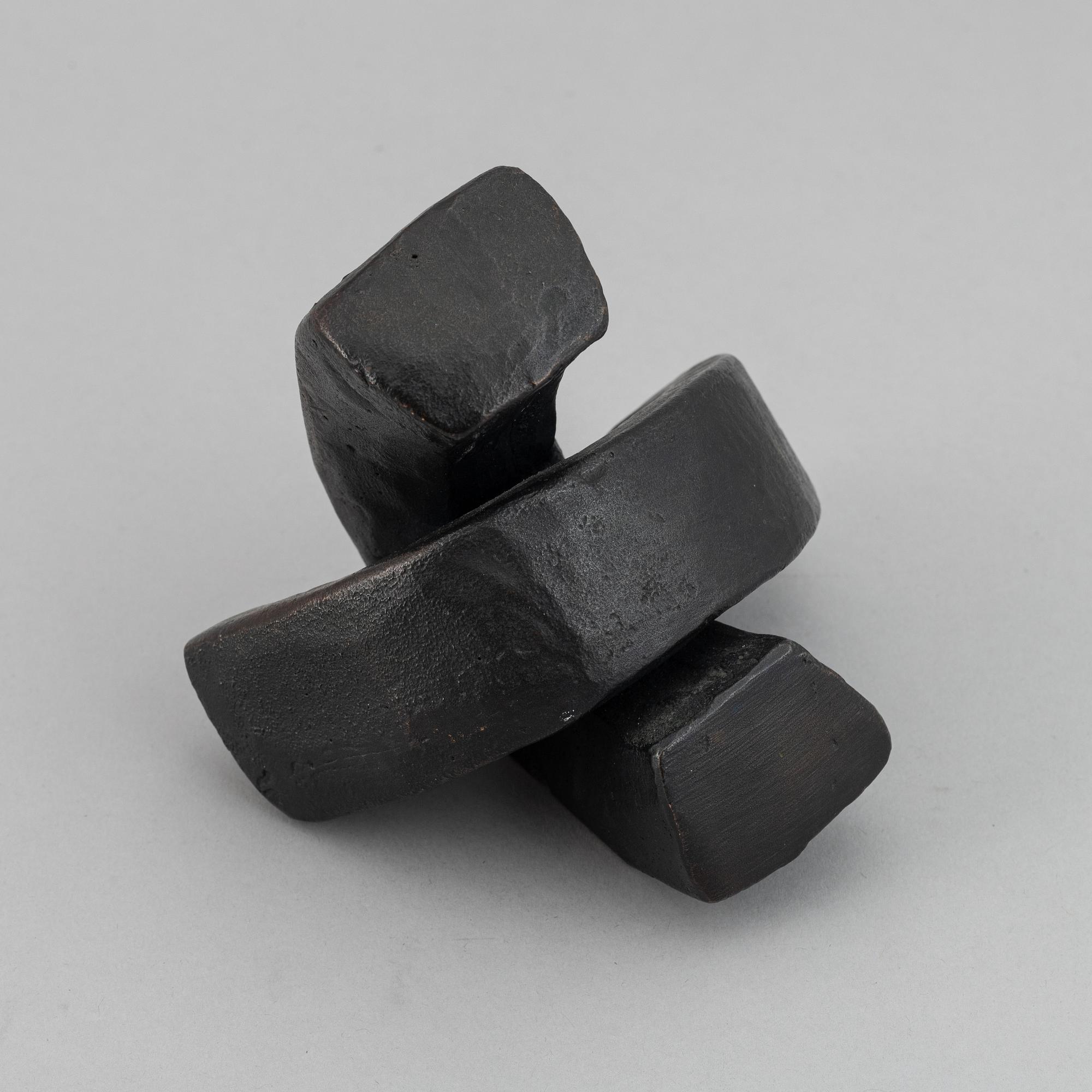 Pål Svensson, skulptur, brons, 1988, signerad 2/9.