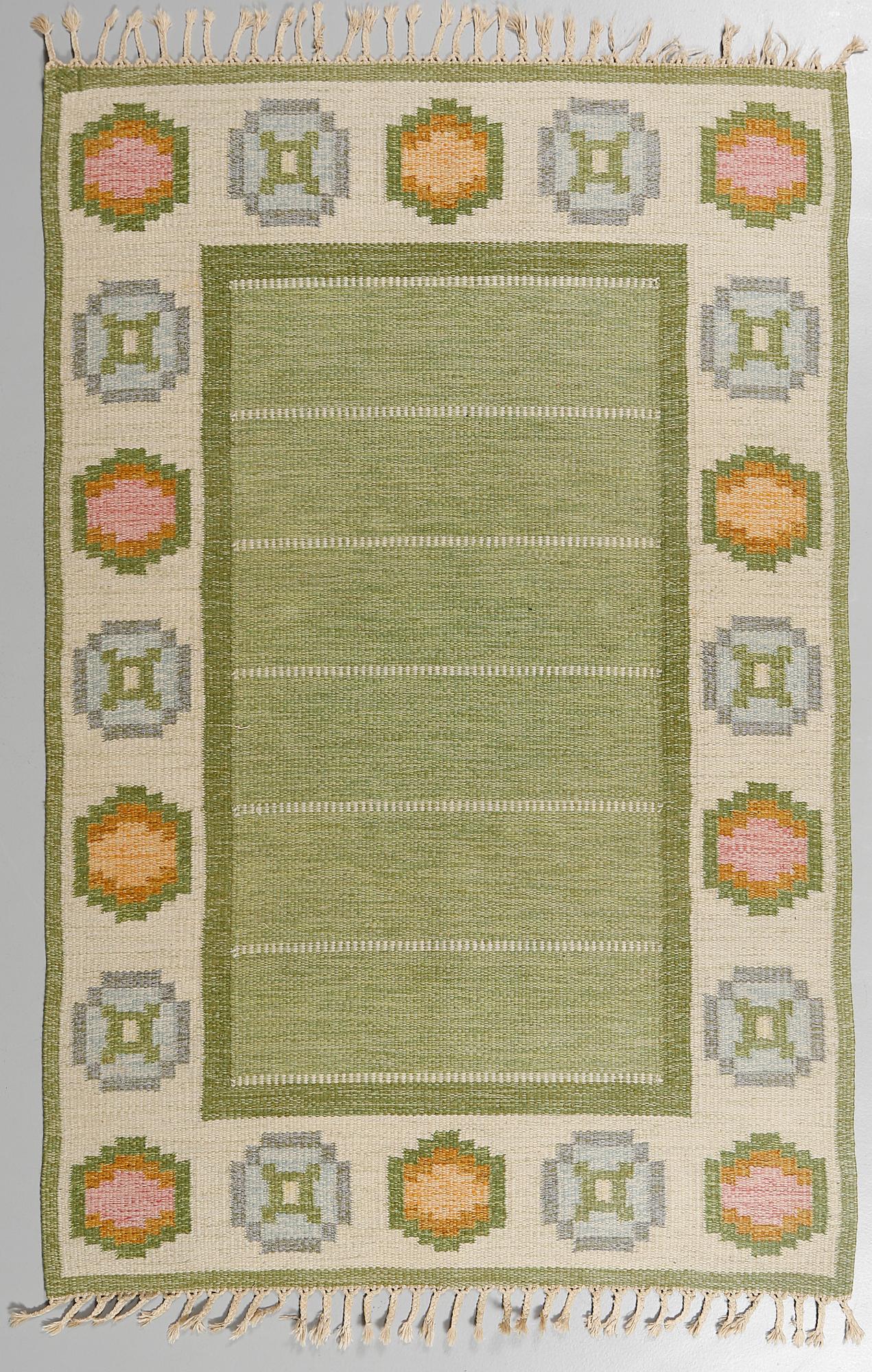 MATTA, rölakan, Ingegerd Silow, monogramsignerad, 1900-talets andra hälft, 206 x 139 cm.