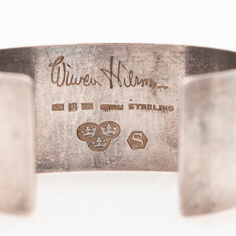 Wiwen Nilsson, Arm ring, sterling silver, Lund, 1969.