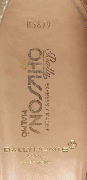 DAMSKOR, ett par, Bally, 1950/60-tal.