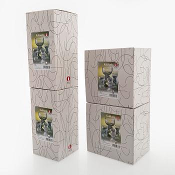 Timo Sarpaneva, juomalaseja, 28 kpl "Kekkerit", Iittala.