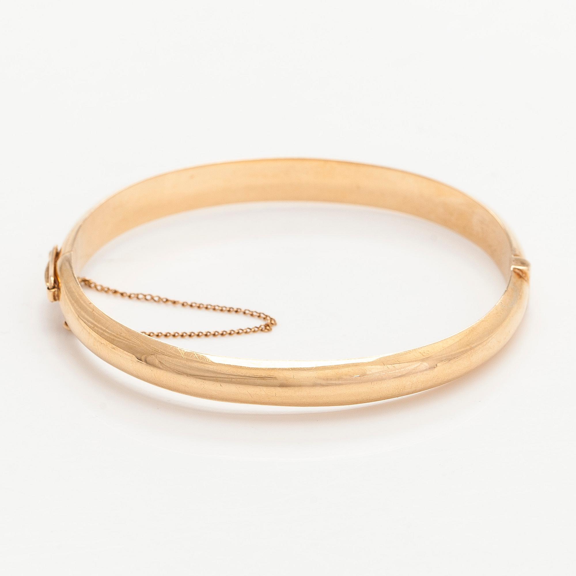 Rannekoru, 14K kultaa, Westerback, Helsinki 1962.