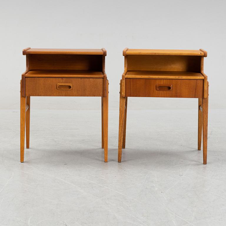 A pair of 1950's/60's bedside tables.