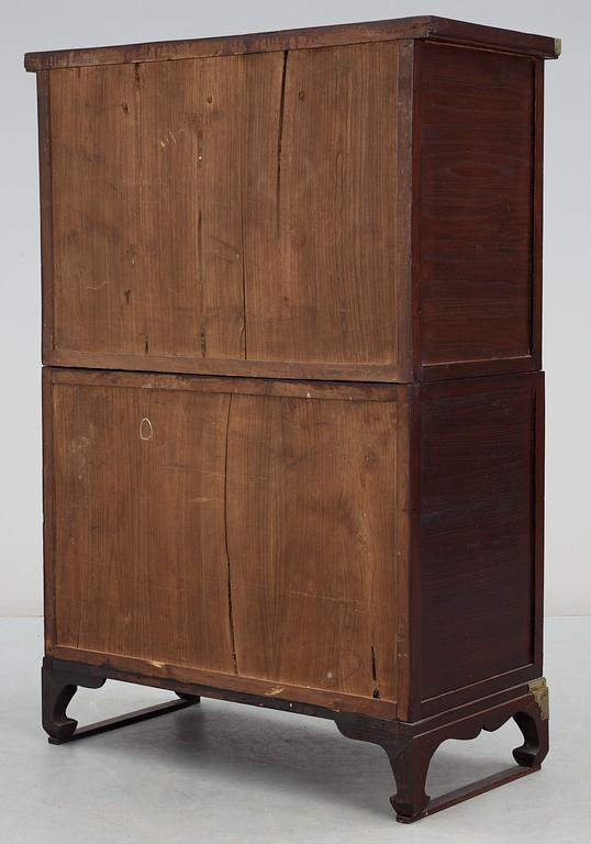 A wooden Korean cabinet.