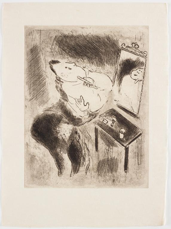 MARC CHAGALL, 21 st etsningar ur upplagan om 50 exemplar på Japan-papper, 1923-1948, (publicerad av Teriade, Paris 1948).