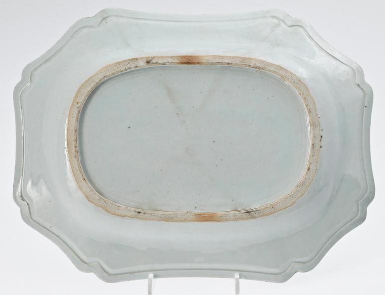 STEKFAT, porslin, Qianlong, Kina, 1700-tal.