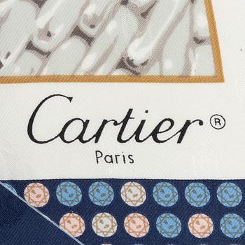 Cartier, scarf.