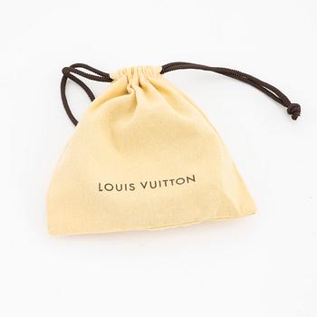 Louis Vuitton, a navy suede 'LV Initiales' belt. size 100, 2012.