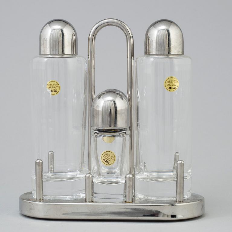 2 pieces of Alessi stainless steel table ware.