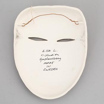 LISA LARSON, mask, stengods, K-studion, Gustavsberg.