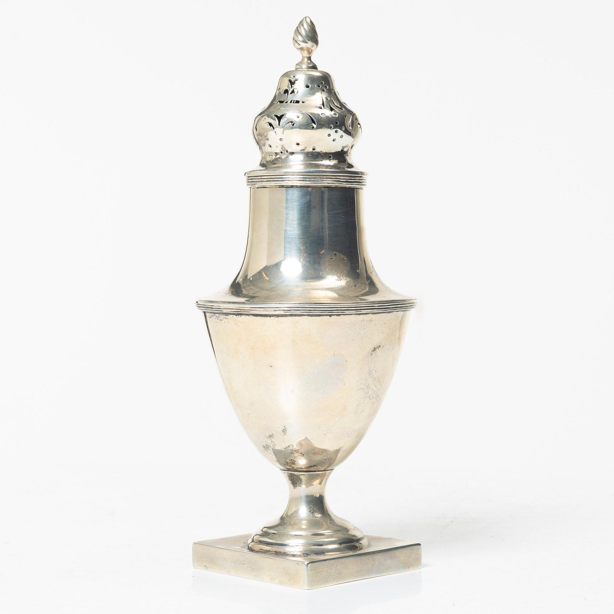 Sockerruska, silver, George Nathan & Ridley Hayes, Chester, England 1834.