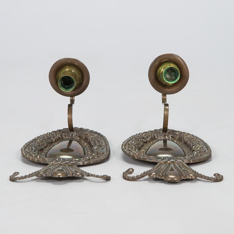Paavo Tynell, a pair of 1930's wall sconces 'MD 10' for Taito Finland.