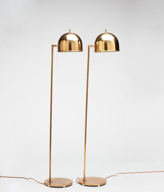 Eje Ahlgren, a pair of floor lamps, model 'G-075', Bergboms, Sweden 1960-70s.