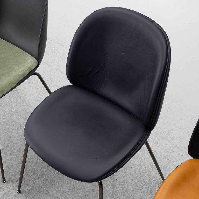 GamFratesi, six 'Beetle' chairs, Gubi, Denmark.