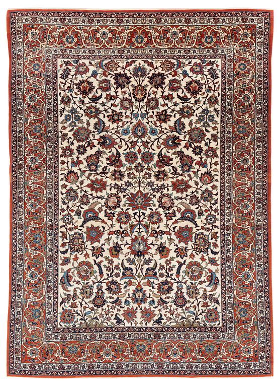 A semi-antique Esfahan ca 192 x 140 cm.