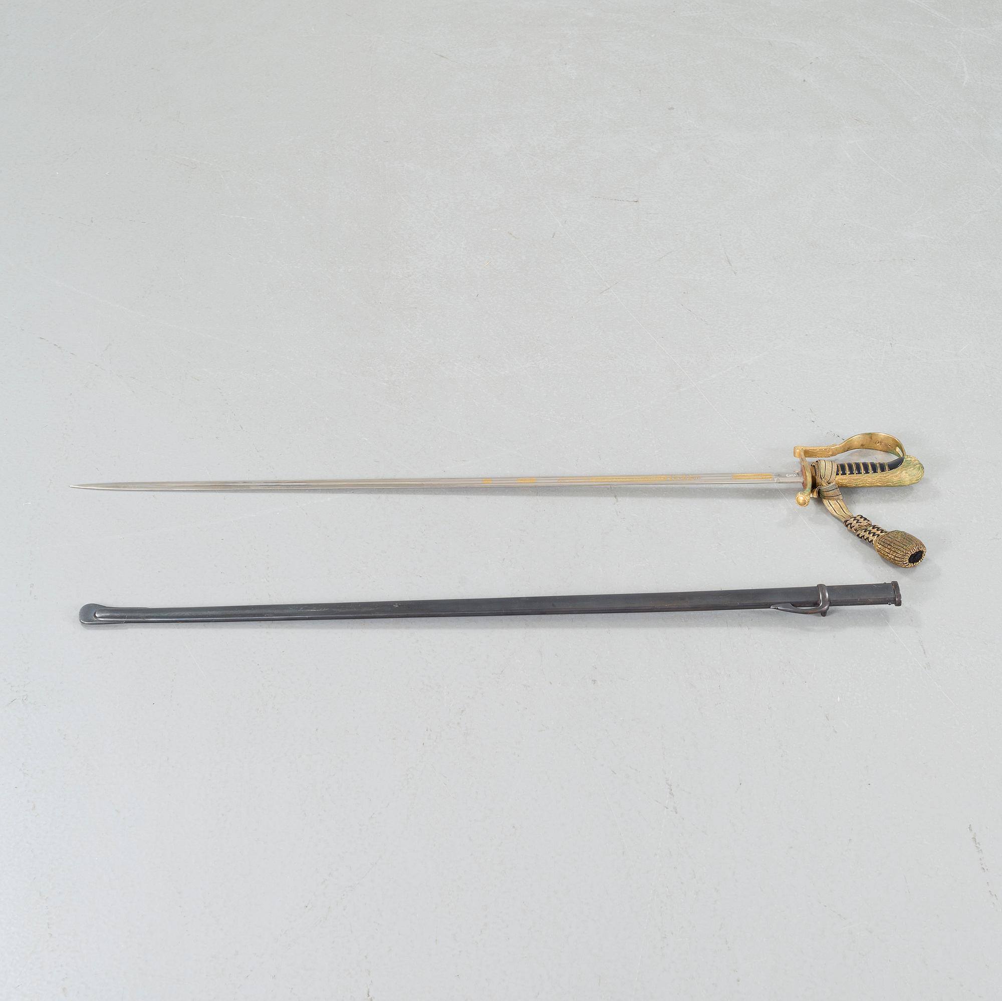 A sword for the swedish army, m/1899.