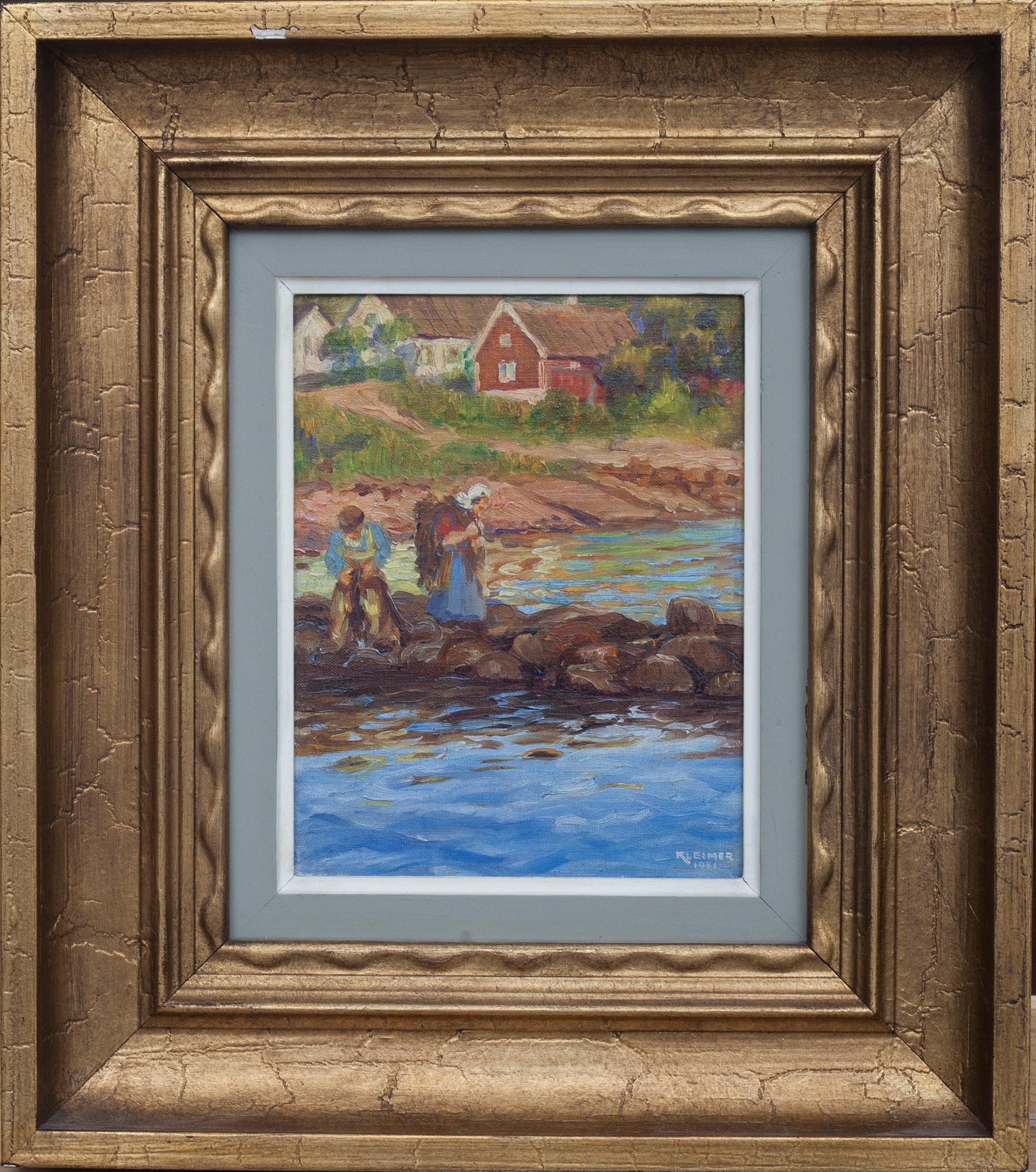 AXEL KLEIMER, olja på uppfodrad duk, signerad och daterad 1931.