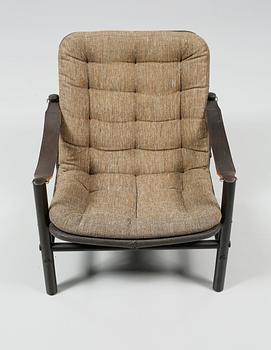 FÅTÖLJ, "Junker låg", Bror Boije, DUX. Formgiven 1968-69.