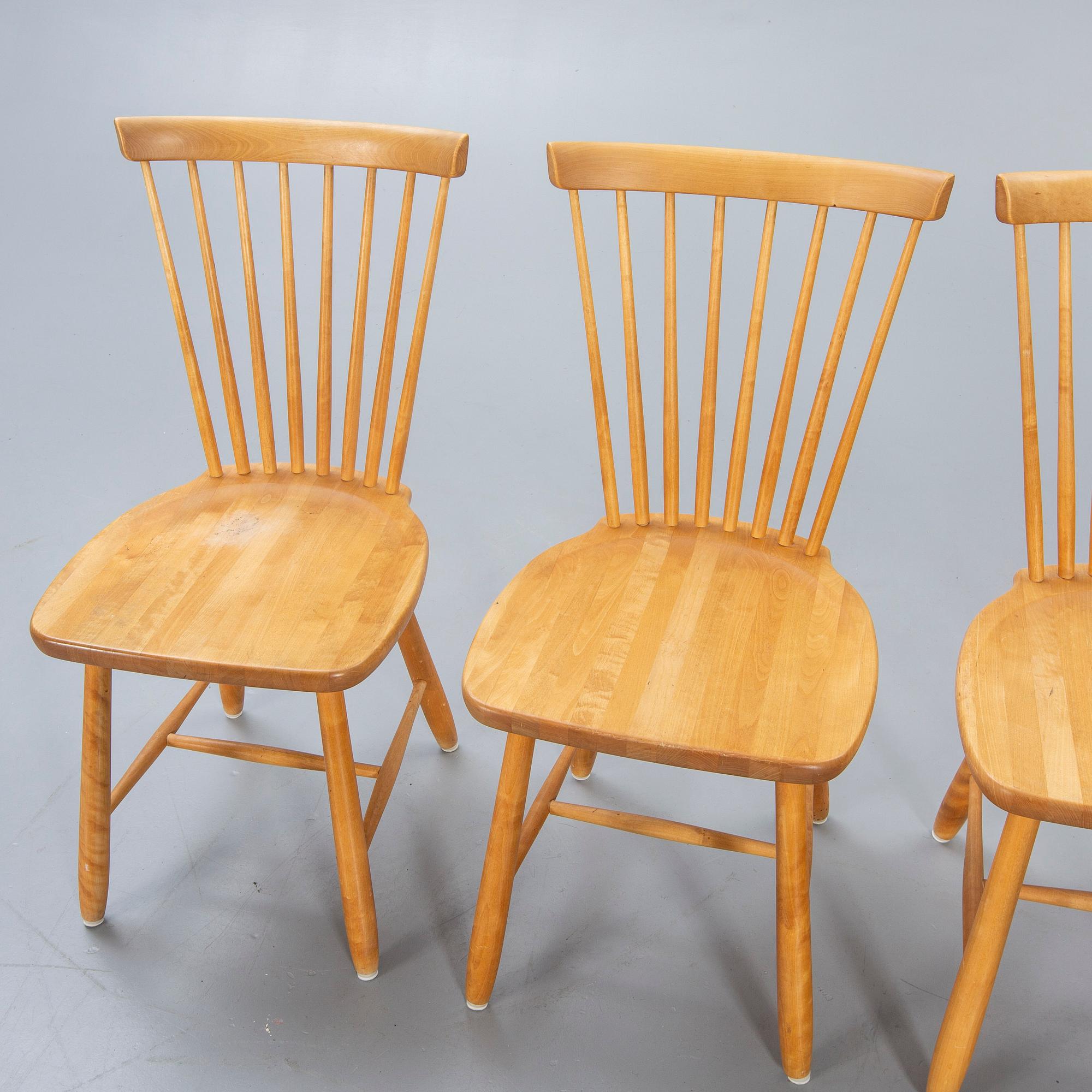 Carl Malmsten, stolar 4 st, "Lilla Åland", Stolab, omkring år 2000.
