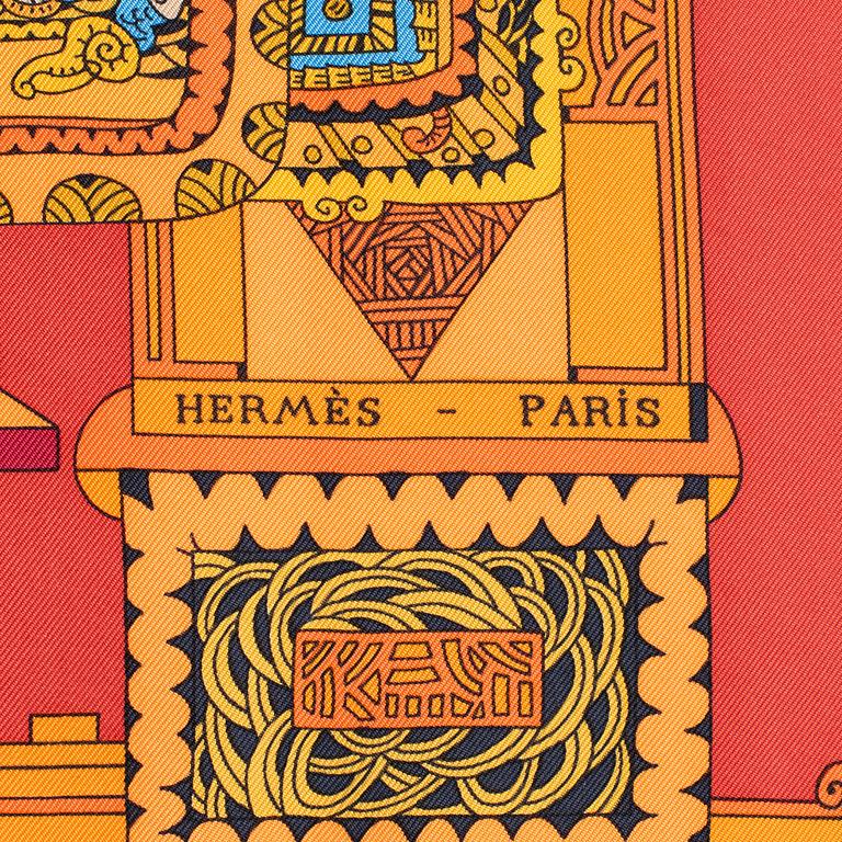 Hermès, scarf, "Astres et Soleils".