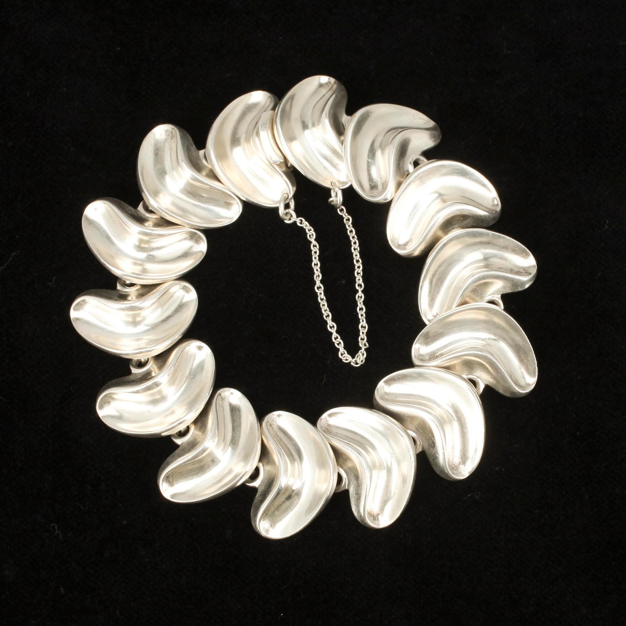 ARMBAND, sterling silver, Anton Michelsen, Danmark 1900-talets mitt. Vikt 62 g.