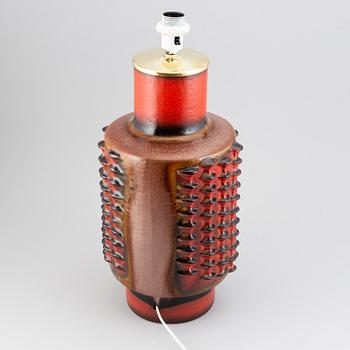 An earthenware table light, Carstens Keramik, Germany, 1960's.