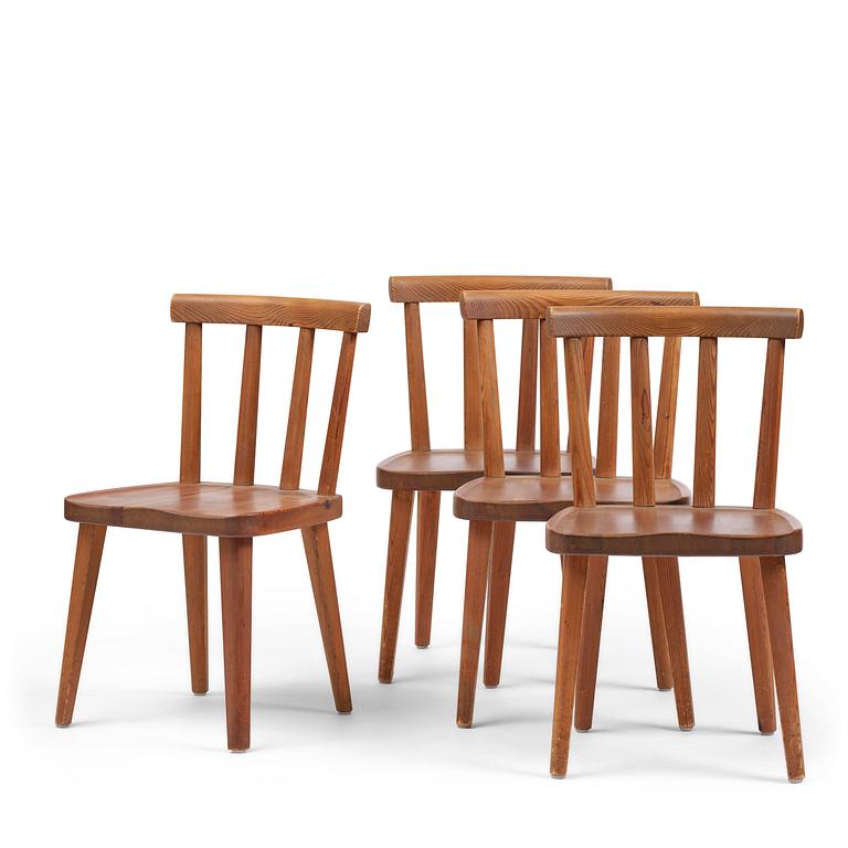 Axel Einar Hjorth, stolar, fyra stycken, "Utö", Nordiska Kompaniet, 1930-tal.