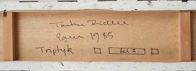 TORSTEN RIDELL, olja på duk, a tergo signerad och daterad Paris 1985.